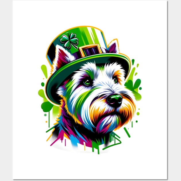 Glen of Imaal Terrier Enjoys Saint Patrick's Day Wall Art by ArtRUs